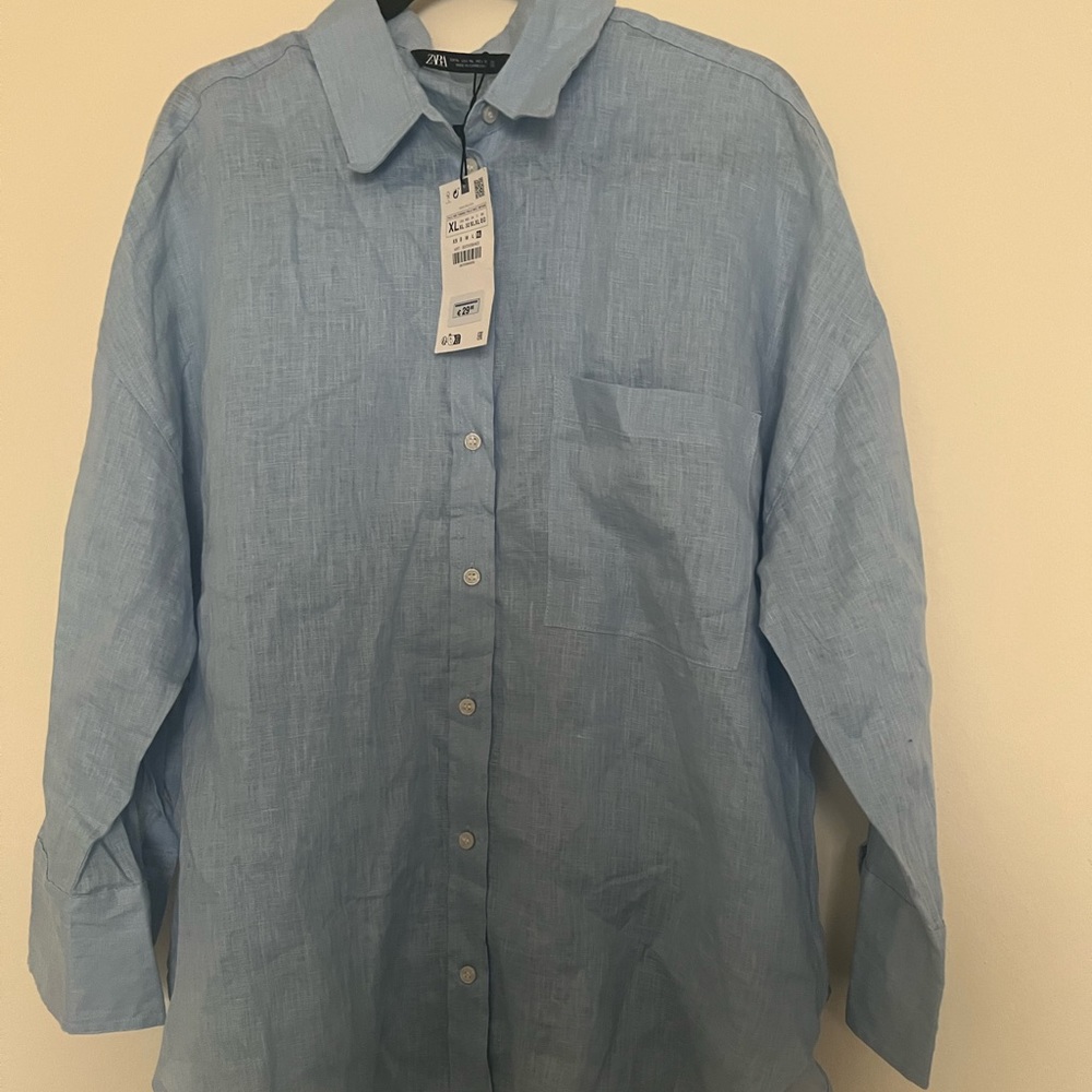 Zara oversized Blouse new with tags